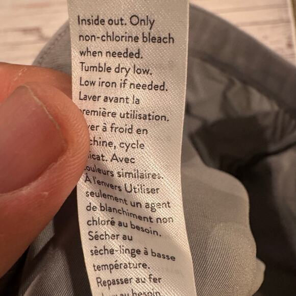 SPANX Jean-ish Cropped Leggings Slate Gray Shaping Pull On Pockets Size L NWT - Picture 6 of 11